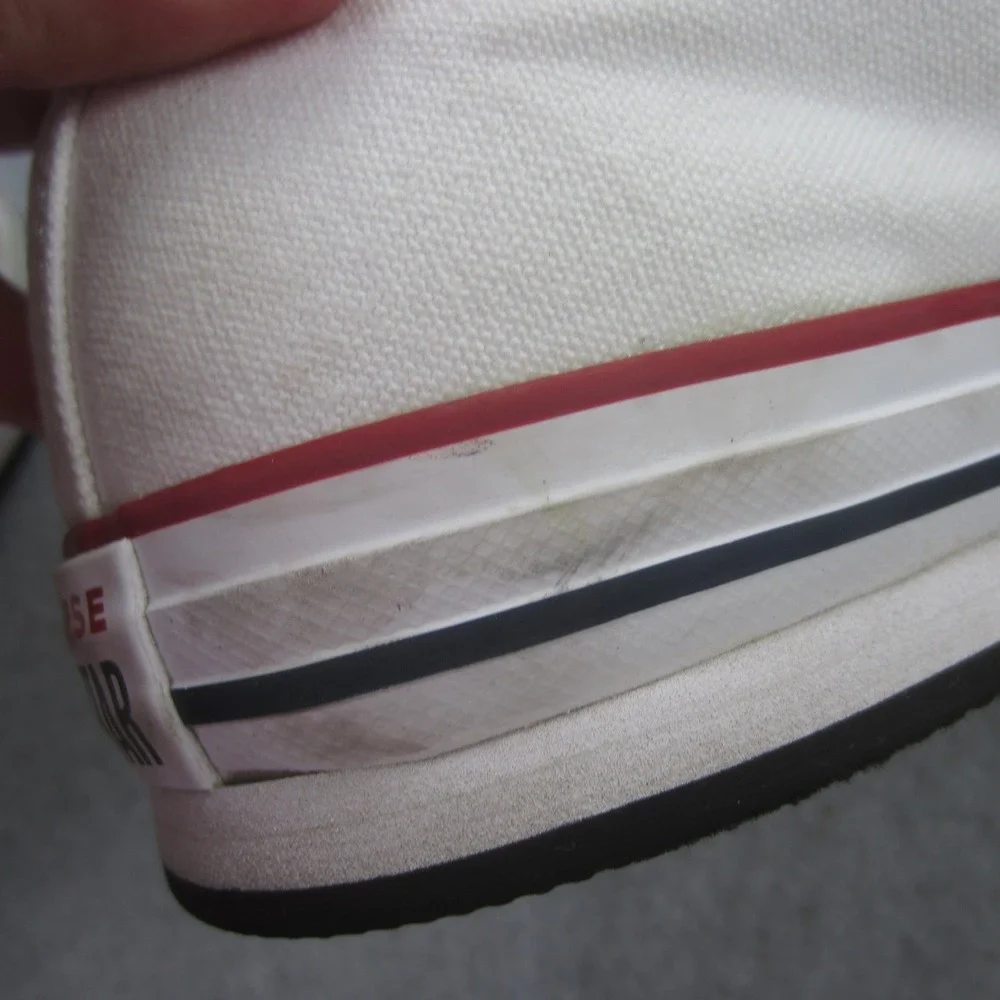 Converse All Star Shoes Youth 5.5 White Chuck Taylor‎ Low Top Canvas Sneakers